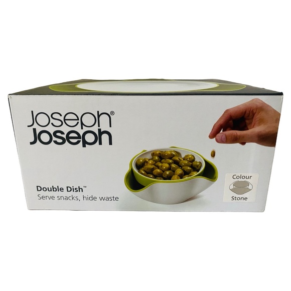 Joseph Joseph Double Dish Pistachio & Snack Serving Bowl NEW - Picture 1 of 5